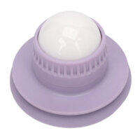 Máy mát xa bóng hút Xoay 360 độ Bóng lăn treo tường bằng nhựa màu tím để giảm đau cơ Viêm