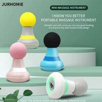 Máy mát xa cầm tay JURHOMIE, Máy mát xa thể dục gia đình bằng điện, Máy mát xa cơ thể Mini rung 6 tốc độ Chăm sóc cá nhân
