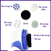 Máy Mát Xa Cầm Tay Relax Spin Tích Hợp Nhiều Phương Pháp Xoa Bóp