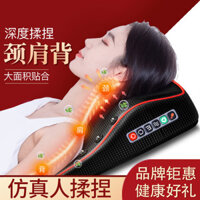 Máy Mát Xa Cột Sống Cổ, Cổ, Thắt Lưng Và Lưng, Đệm Cột Sống Thắt Lưng Đa Năng, Gối Xoa Bóp Vai Bằng Điện Toàn Thân