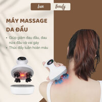 Máy mát xa đầu cầm tay ST-703 massage vi điện xung, cho bạn cảm giác thoải mái như đi SPA CSSD62 Luxe Beauty