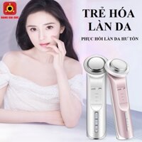 Máy Mát Xa Mặt ION Nóng Chính Hãng K.SKIN KD9960 3 IN 1 Chăm Sóc Da Cao Cấp Dành Cho Nữ