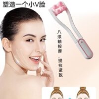 Máy mát xa mặt nâng cơ, làm săn chắc da, giảm cằm đôi, con lăn nếp gấp mũi, thiết bị massage thủ công, dụng cụ làm đẹp, giảm béo mặt, khuôn mặt chữ V