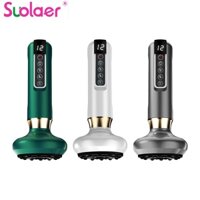 Máy mát xa SUOLAER Gua Sha bằng điện có phụ kiện cốc hút chân không giúp giảm cân