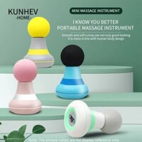 Máy mát xa thể dục KUNHEV, Máy mát xa cầm tay Mini gia dụng, Máy mát xa cơ thể điện rung 6 tốc độ Giảm mệt mỏi
