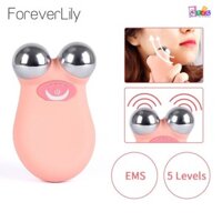 Máy mát xa xung điện EMS rung mini nâng cơ mặt chống lão hóa, căng da mặt cổ, trẻ hóa da và cơ mặt