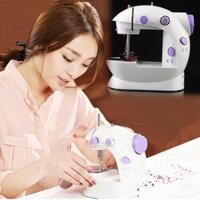 Máy May Mini Gia Đình, Máy Khâu Để Bàn Thông Minh Có Đèn Led Nhỏ Gọn Dễ Sử Dụng