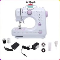 Máy May Mini Gia Đình UFR 705 - Máy Khâu Mini 12 Kiểu May Kèm Chân Vịt, Có Vắt Sổ, May Được Vải Thun TDSHOP8X - TD34