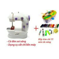 Máy may mini kèm hộp kim chỉ