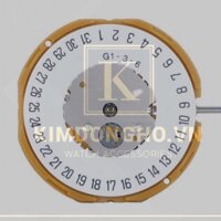 Máy Miyota Super GM10 3 kim lịch 6h, lịch 3h cho đồng hồ đeo tay - Lịch 6h