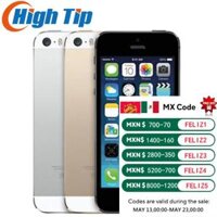 Máy Mở Khóa  APPLE iPhone 5S 16GB/32GB/64GB ROM 8MP Vân Tay Touch ID, iCloud, App Store, WIFI, GPS, IOS 4.0 Inch