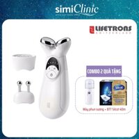 Máy nâng cơ mặt cầm tay Lifetrons EP 400 massage giảm nếp nhăn dưỡng trắng da mát xa trị liệu thâm quầng mắt matxa