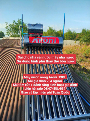 Máy năng lượng mặt trời Aroni 130 lít (Đại Thành)