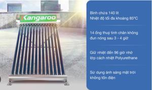 Bình nóng lạnh thái dương năng Kangaroo GD1414
