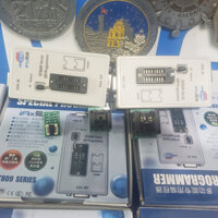 Máy nạp rom bios RT809F và đế 8 to 8 nhỏ và 8 chân gần cỡ 6x8
