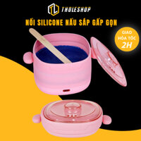 Máy Nấu Sáp Wax Lông Silicone Phiên Bản Nâng Cấp Đế Liền Gấp Gọn Tholeshop 960