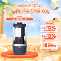 Máy Nấu Sữa Hạt Bear Đa Năng 1.5L Xay Nấu Sữa Hạt Sinh Tố Cháo Dinh Dưỡng Chống Ồn Cao Cấp Công Suất 800W PBJ-B06S2