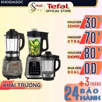 Máy nấu sữa hạt Tefal Chính hãng, xay nấu nóng lạnh đa năng hút chân không BL967B66/ BL83SD66 - SSHOP OFFICIAL