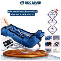 Máy Nén Ép Khí Trị Liệu 4 Khoang Cao Cấp - Máy Massage Xoa Bóp Áp Lực Hơi
