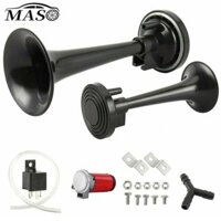 Máy nén kèn kép 178dB 12V Bocina cho xe tải Thuyền ô tô Loa còi khí điện