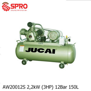Máy nén khí 2 cấp 3HP Jucai AW20012S