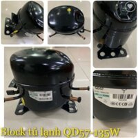 Máy nén khí (Block) Gas R134a tủ lạnh Model QD57 -135W dùng cho tủ 160L-240L
