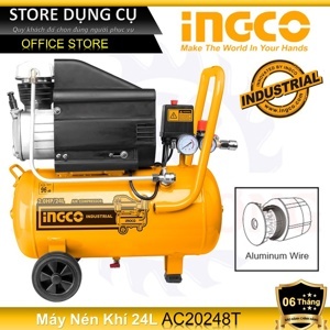 Máy nén khí có dầu Ingco AC20248T - 24L