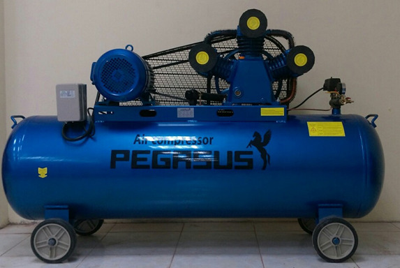 Máy nén khí dây đai 380V Pegasus TM-W-0.36/8-330L