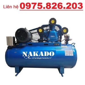 Máy nén khí dây đai Nakado NK-150350 15P-10KW 350L