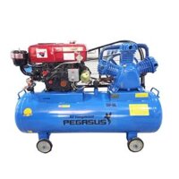 Máy nén khí động cơ chạy dầu Diesel D16 PEGASUS TM-V-1.05/12.5-500L (500 Lít, 10HP)