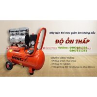 Máy nén khí giảm âm không dầu Wing TW-OF750-35L