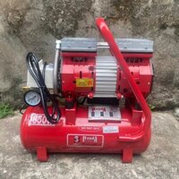 Máy nén khí giảm âm không dầu 12l 2 thanh trắng panda nhật bản - bảo hành 12 tháng