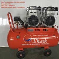 MÁY NÉN KHÍ KHÔNG DẦU 80 LÍT SHARK 4HP