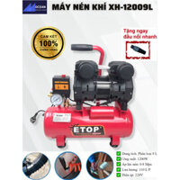 MÁY NÉN KHÍ KHÔNG DẦU 9L-1200W CHÍNH HÃNG ETOP