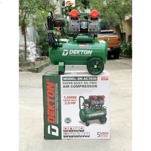 Máy nén khí không dầu Dekton DK-3930 - 2HP, 30L
