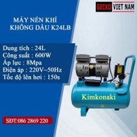 Máy nén khí không dầu GECKO Việt Nam 24 Lít K24LB - Máy nén khí mini