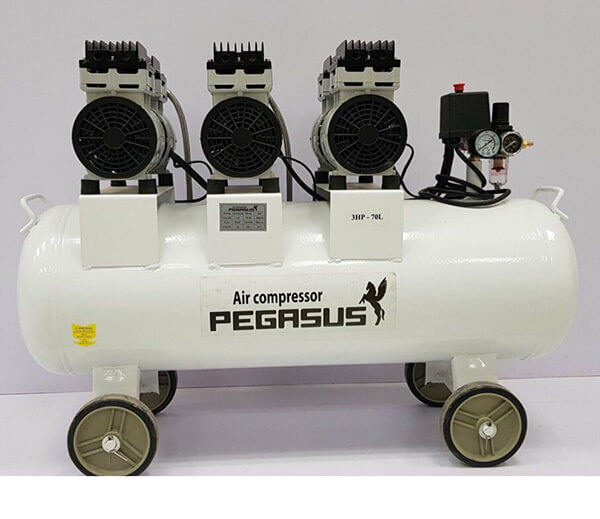 Máy nén khí không dầu giảm âm Pegasus TM-OF750x3-120L