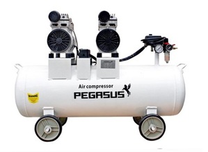 Máy nén khí không dầu giảm âm Pegasus TM-OF550-70L