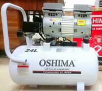 MÁY NÉN KHÍ KHÔNG DẦU OSHIMA 24 LÍT