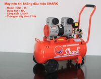 MÁY NÉN KHÍ KHÔNG DẦU SHARK 40 LÍT