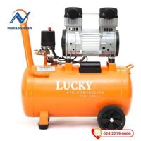 Máy nén khí LUCKY 50L H1550L 2HP không dầu 1 đầu nén