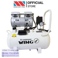 Máy nén khí, máy bơm hơi không dầu mini WING TW-OF750-25L-1HPW 1 HP, 25 lít, 8 bar, 220V