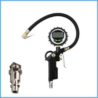 Máy nén khí Máy bơm hơi lốp có máy đo không khí Máy bơm hơi áp suất lốp Máy đo không khí Máy bơm hơi áp suất lốp huebasevn