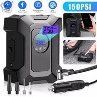 Máy nén khí ô tô Bluestyle Máy bơm không khí 12v cho máy bơm lốp ô tô Máy bơm xe máy điện Máy bơm lốp kỹ thuật số di động Mới