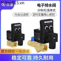 Máy nén khí Van thoát nước điện tử Bộ điều khiển hẹn giờ 220v Bình chứa khí tự động 4 điểm Van điện từ Máy bơm không khí Bụi bẩn A