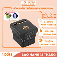 Máy Ngâm Chân Massage DELAX Bồn Ngâm Chân Hồng Ngoại Gấp Gọn Tự Động Làm Nóng Chống Giật, Mát Xa Tự Động BNC02