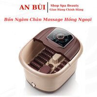 Máy Ngâm Chân Massage Hồng Ngoại Sục Khí Tự Làm Nóng, Bồn Ngâm Chân Massage Thư Giãn.
