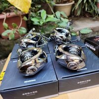 Máy Ngang Bearking Wolverine Màu Trắng Bạc Siêu Nhẹ -có tiếng Dragclick - Máy câu lure chất lượng