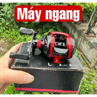 Máy ngang câu cá, câu lure đỏ đen chất lượng cao