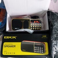 Máy nghe đài FM chính hãng BBK K51, radio, Cát-sét không dây có đèn Led tích hợp pin máy nhỏ gọn-  Kho hàng sỉ PHÚ THÀNH